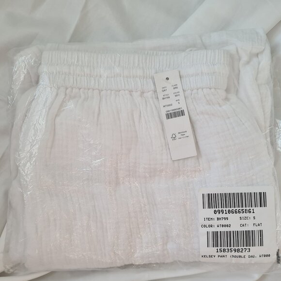 J.Crew NWT White Gauze Seaside Pant size S - Picture 7 of 7